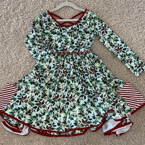 Cheeky Plum girls Christmas Dress sz 7